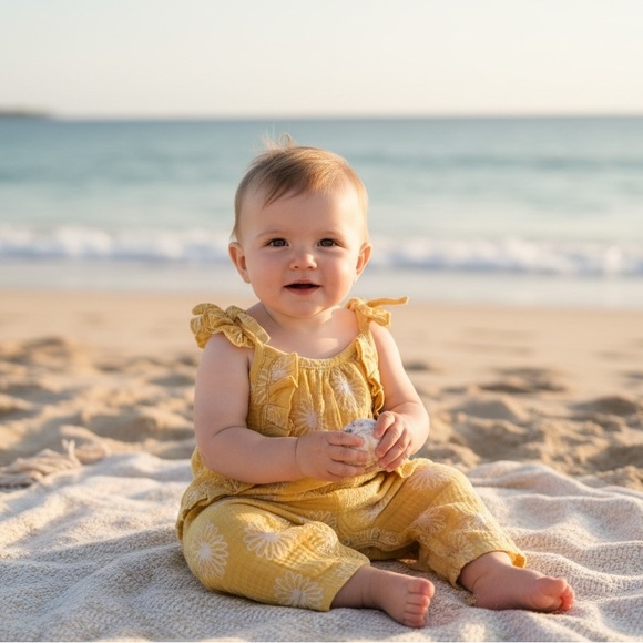 Wild Wawa Other - NWT WILD WAWA Blossom Coco Jumpsuit 0/3M